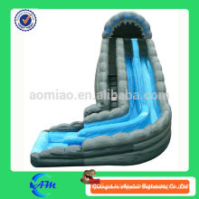 Diapositiva de agua inflable gigante popular de la diapositiva inflable material del PVC del PVC para la venta